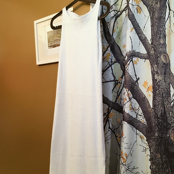 Club Monaco white long tank dress - Picture 5 of 7